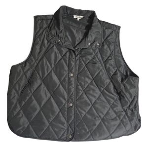 Weatherproof Black Quilted Vest
